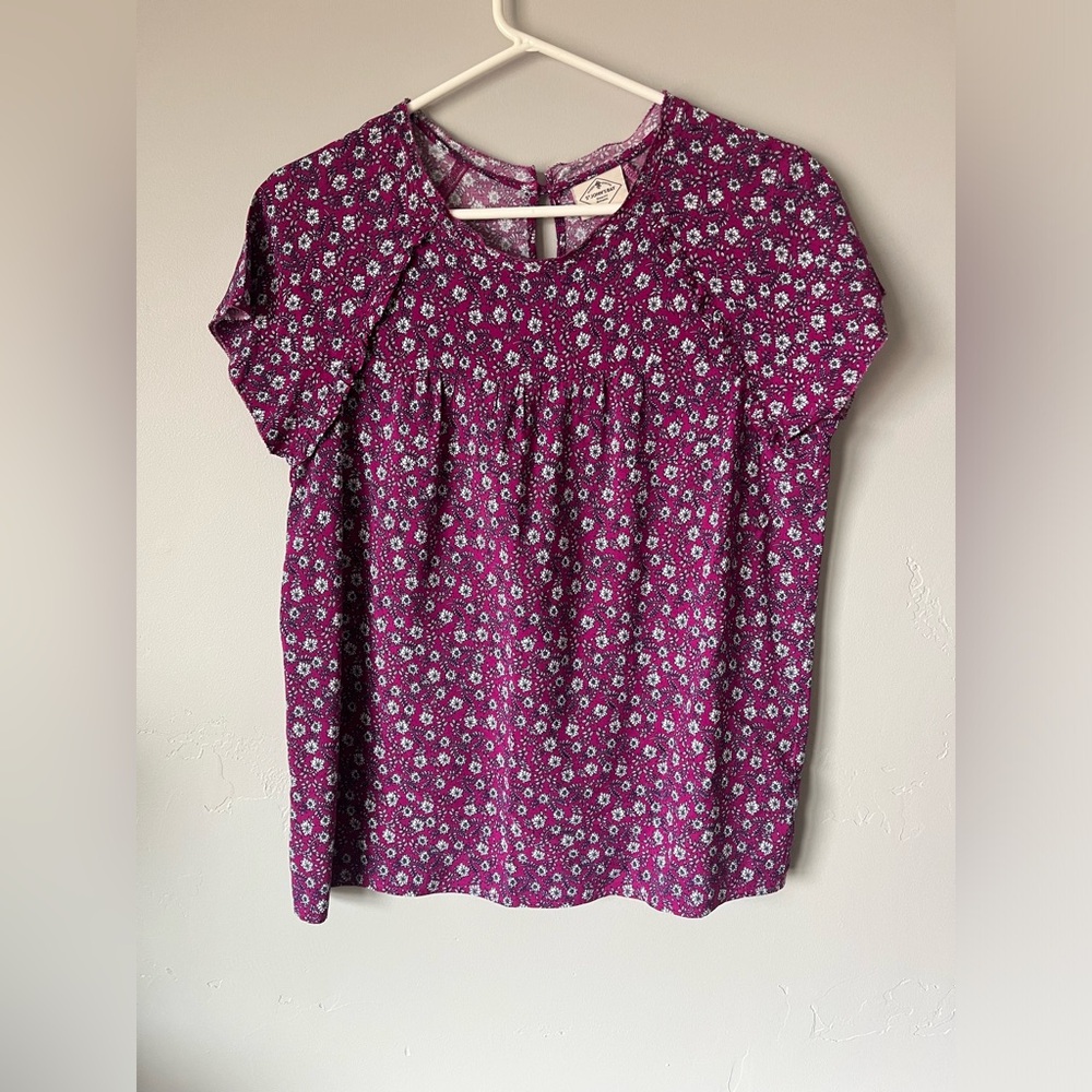 Floral Purple Women's Top